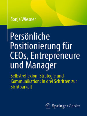 cover image of Persönliche Positionierung für CEOs, Entrepreneure und Manager